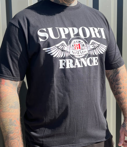 Tee shirt Support Nomads France Wheeler