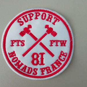 Patch SUPPORT 81 NOMADS rond